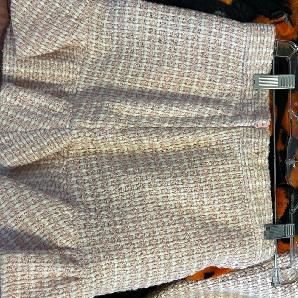 Girls suit. Pink and cream. Good condition